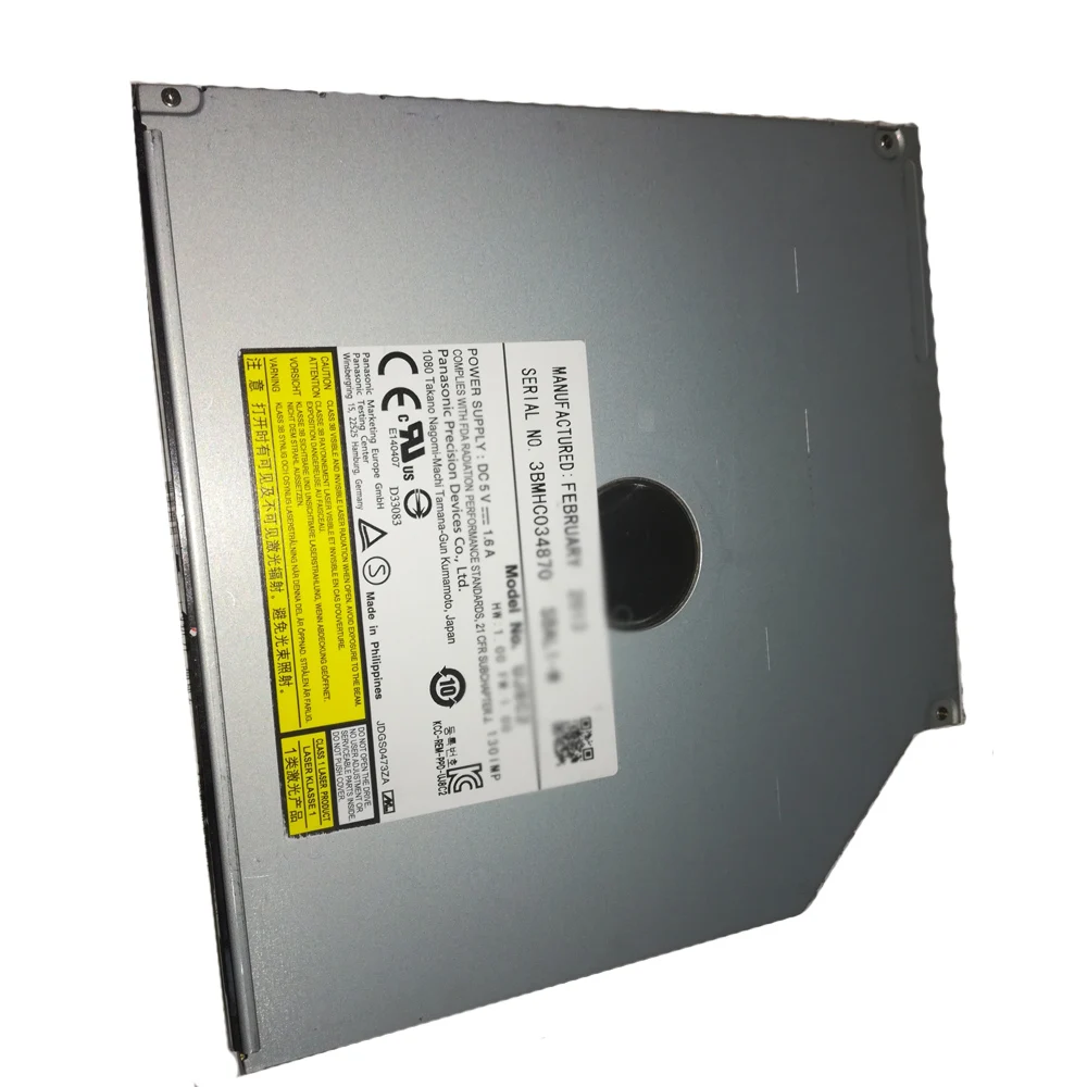 Новый 9 5 мм TSSTcorp CDDVDW SU-208FB CD DVD-привод записывающее устройство компьютерный
