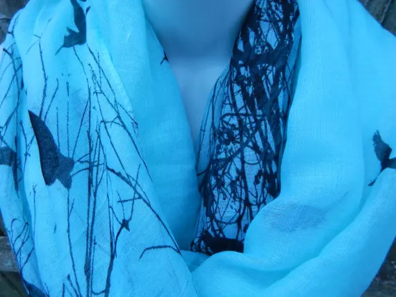 2016 scarf women Grey Blue Bird On Trees cachecol inverno viscose Infinity Scarf Loop scarves Snood hijab
2016 scarf women Grey Blue Bird On Trees cachecol inverno viscose Infinity Scarf Loop scarves Snood hijab