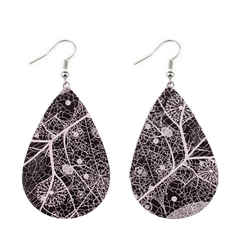 ZWPON Fashion Leaf Motif PU Leather Teardrop Earrings Leaf Pattern PU Leather Drop Earrings for Woman Female Jewelry Wholesale
ZWPON Fashion Leaf Motif PU Leather Teardrop Earrings Leaf Pattern PU Leather Drop Earrings for Woman Female Jewelry Wholesale