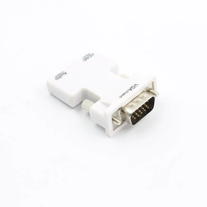 1080P HDMI Female to VGA Male Converter with Audio Adapter Support 1080P Signal Output for HDTV Monitor Projector PC
1080P HDMI Female to VGA Male Converter with Audio Adapter Support 1080P Signal Output for HDTV Monitor Projector PC