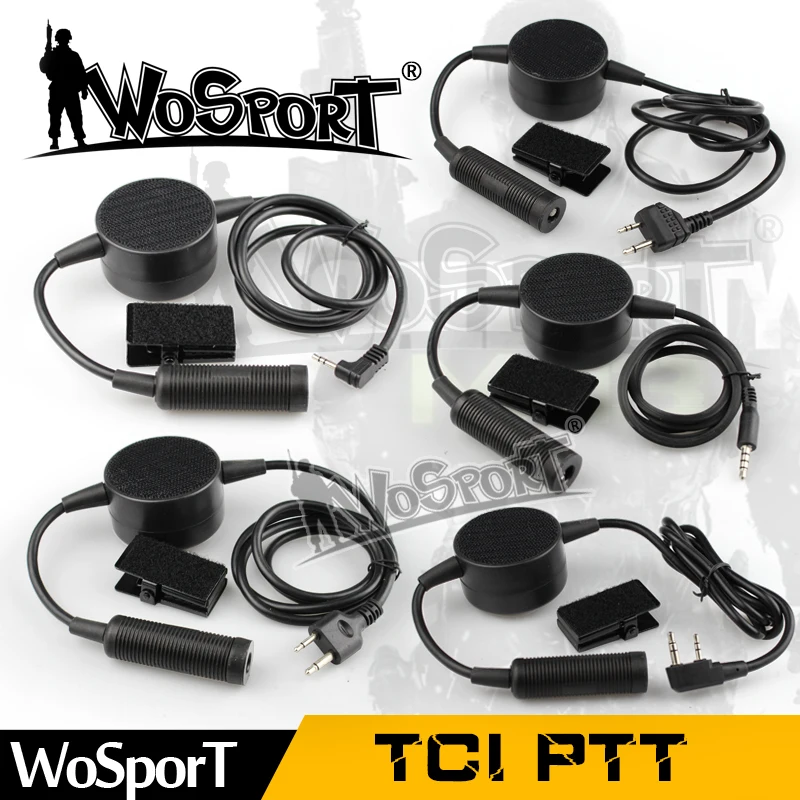 WOSPORT TCI Headset PTT Cable Plug for Motorola Kenwood Icom Midland Phone Radio All Handheld radios Walkie Talkie
WOSPORT TCI Headset PTT Cable Plug for Motorola Kenwood Icom Midland Phone Radio All Handheld radios Walkie Talkie