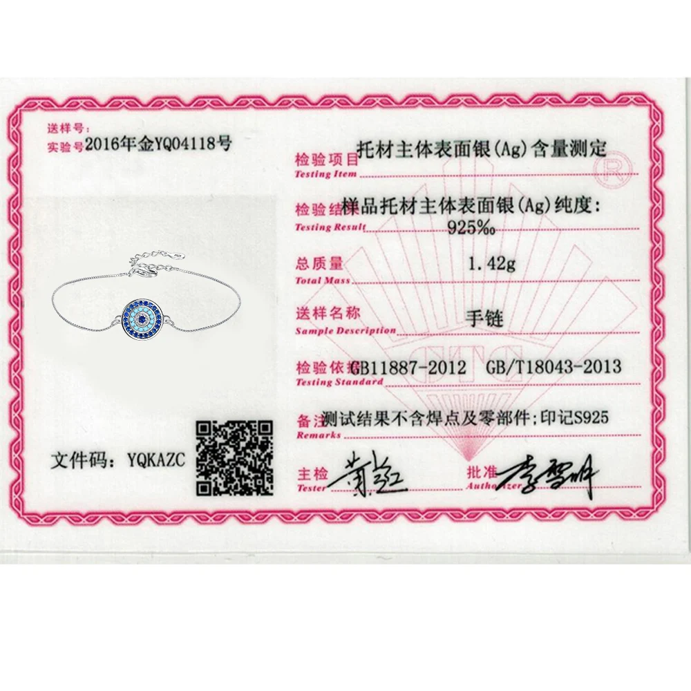 ELESHE Luxury 925 Sterling Silver Blue Eye Charm Bracelet with Crystal CZ Adjustable Chain Bracelet Silver 925 Jewelry
ELESHE Luxury 925 Sterling Silver Blue Eye Charm Bracelet with Crystal CZ Adjustable Chain Bracelet Silver 925 Jewelry