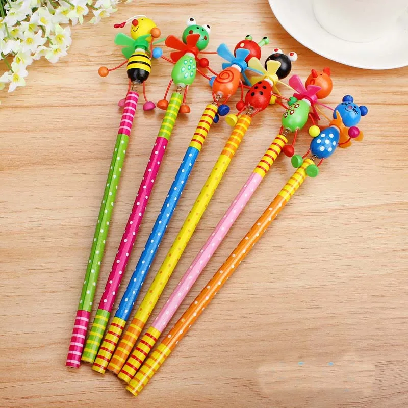 6PCS Creative Wooden Animals Kawaii Students Pencil With Head Children Cute Cartoon Personality Kids Pencil Gifts School Supply
6PCS Creative Wooden Animals Kawaii Students Pencil With Head Children Cute Cartoon Personality Kids Pencil Gifts School Supply