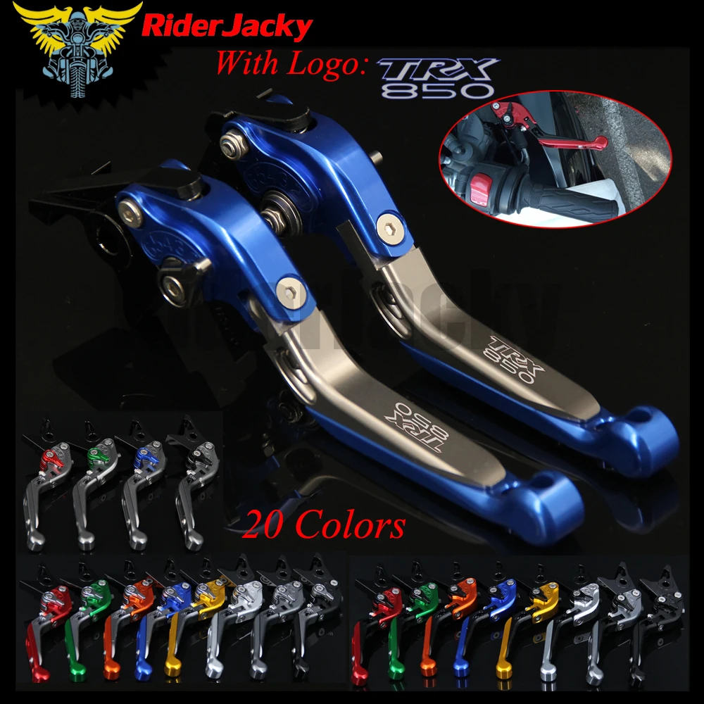 RiderJacky LOGO "TRX 850" Motorcycle CNC Brake Clutch Levers For Yamaha TRX 850 1996-2000 1999 Adjustable Extendable Foldable
RiderJacky LOGO "TRX 850" Motorcycle CNC Brake Clutch Levers For Yamaha TRX 850 1996-2000 1999 Adjustable Extendable Foldable