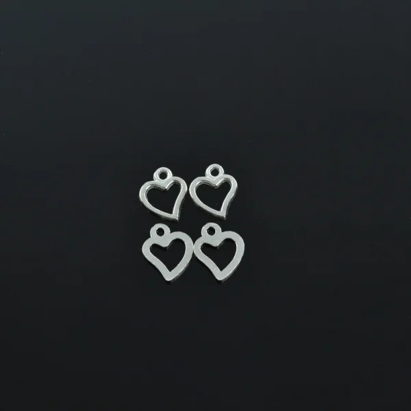 150pcs Silver Plated Heart-shaped Charms alloy Pendants for Bracelet Necklace Jewelry Making Accessories DIY 10*8mm 1723
150pcs Silver Plated Heart-shaped Charms alloy Pendants for Bracelet Necklace Jewelry Making Accessories DIY 10*8mm 1723