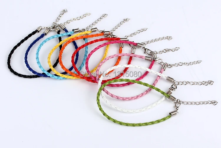 200*3MM 100pcs/Lot Mixed Hand-knit Hide Rope Charms Bracelets Lobster Clasps Leather bangles
200*3MM 100pcs/Lot Mixed Hand-knit Hide Rope Charms Bracelets Lobster Clasps Leather bangles