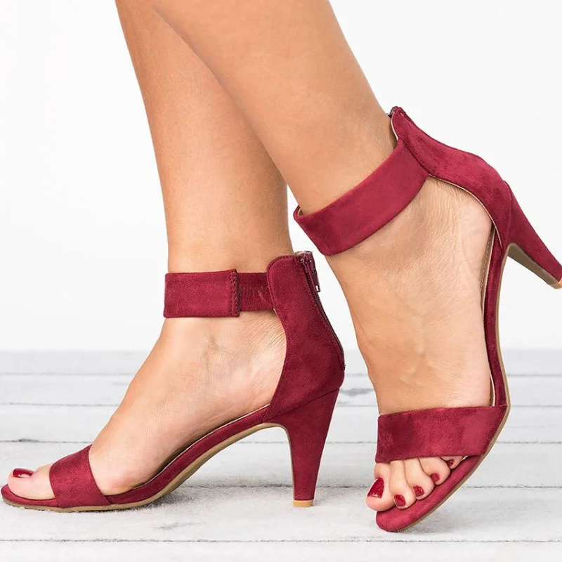 Women Sandals Open Toe Summer Shoes With 5CM High Heels Sandals Female Plus Size 43 Thin Heel Shoes Woman 2019 Sandalias Mujer
Women Sandals Open Toe Summer Shoes With 5CM High Heels Sandals Female Plus Size 43 Thin Heel Shoes Woman 2019 Sandalias Mujer