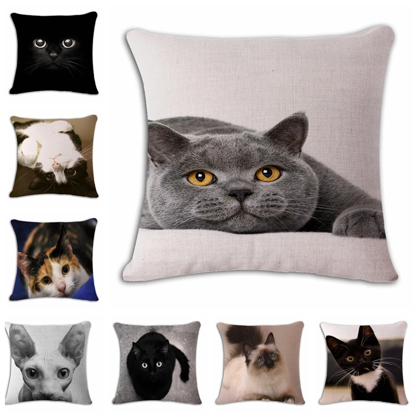 Show MOE Cute Cat Cushion Cover Print Linen Affection Sofa Car Seat Family Home Decorative Throw Pillow Case Housse De Coussin
Show MOE Cute Cat Cushion Cover Print Linen Affection Sofa Car Seat Family Home Decorative Throw Pillow Case Housse De Coussin