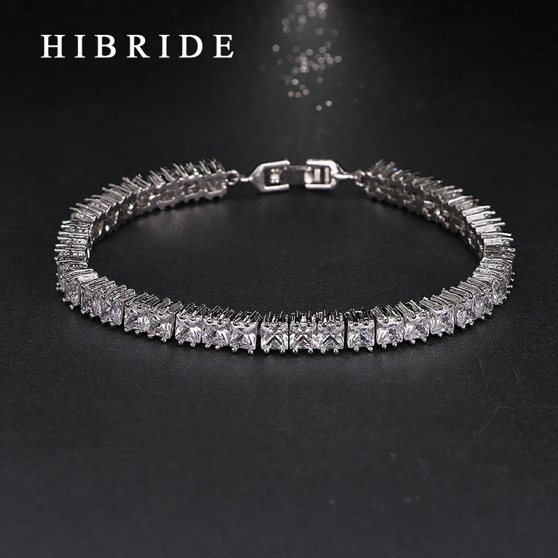 HIBRIDE JEWELRY Brand New Design AAA Cubic Zircon Wedding Bracelets & White Gold Color Bangles Luxury Women Jewelry, B-20
HIBRIDE JEWELRY Brand New Design AAA Cubic Zircon Wedding Bracelets & White Gold Color Bangles Luxury Women Jewelry, B-20