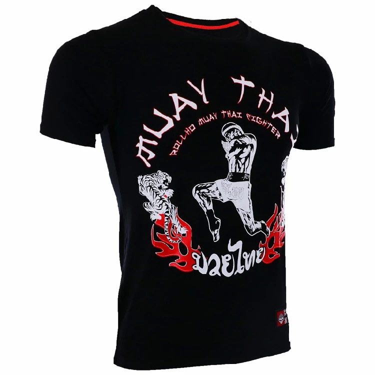 Soft monkey ROLLHO muaythai broadcast short sleeve T shirt fight tiger boxer wu linfeng sports male
Soft monkey ROLLHO muaythai broadcast short sleeve T shirt fight tiger boxer wu linfeng sports male