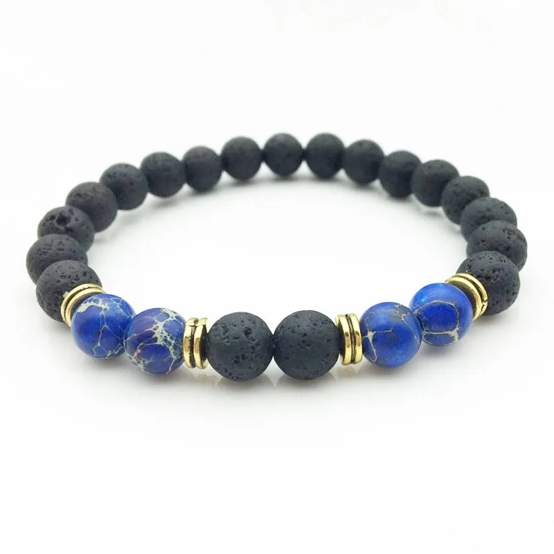 12pis/lot Men's bracelet Natural Color Bracelet for Women Volcanic Stone Energy Elastic Bracelets 2018 Valentine's Day Gift
12pis/lot Men's bracelet Natural Color Bracelet for Women Volcanic Stone Energy Elastic Bracelets 2018 Valentine's Day Gift