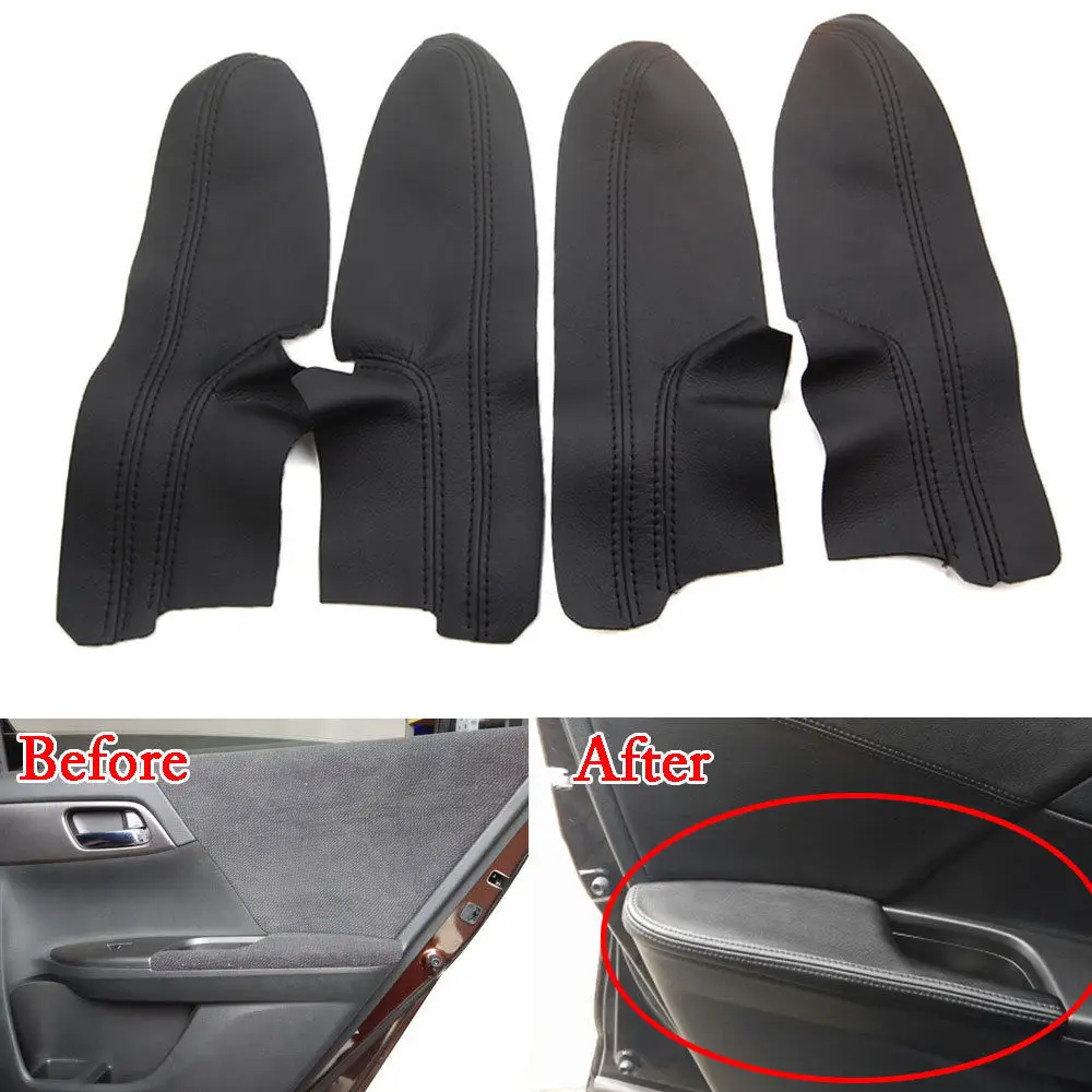 BBQ@FUKA 4pcs For Honda Accord 9th 2014-2015 Car Door Armrest Panel PU Leather Cover Surface Shell Trim Car-styling Accessories
BBQ@FUKA 4pcs For Honda Accord 9th 2014-2015 Car Door Armrest Panel PU Leather Cover Surface Shell Trim Car-styling Accessories