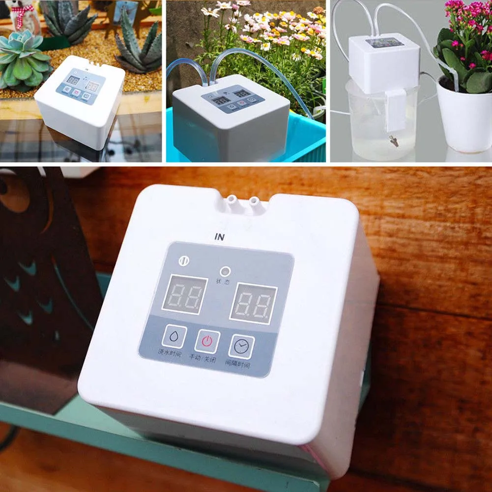 DIY Automatic Drip Irrigation Kit USB Battery Powered Indoor Pot Plants Self Watering System FP8
DIY Automatic Drip Irrigation Kit USB Battery Powered Indoor Pot Plants Self Watering System FP8