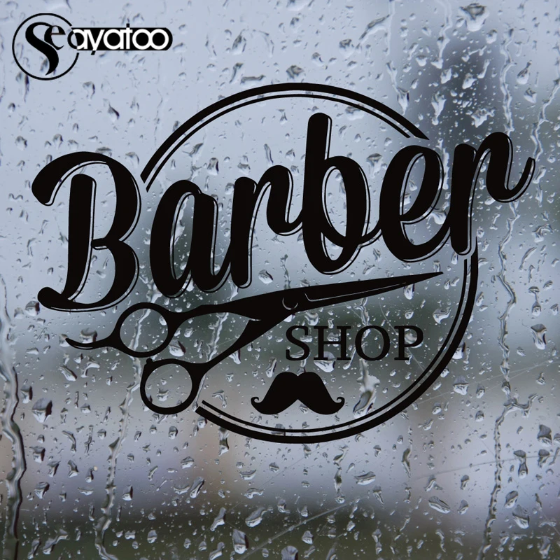 Seayatoo Barber Shop Scissors Mustache Vinyl Wall Sticker Decal Beauty Salon Hairdresser Haircut 58x80cm
Seayatoo Barber Shop Scissors Mustache Vinyl Wall Sticker Decal Beauty Salon Hairdresser Haircut 58x80cm
