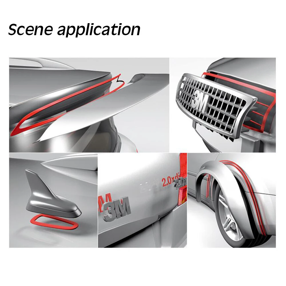 3 м прочная Автомобильная Прозрачная Клейкая Двусторонняя клейкая лента клеевые