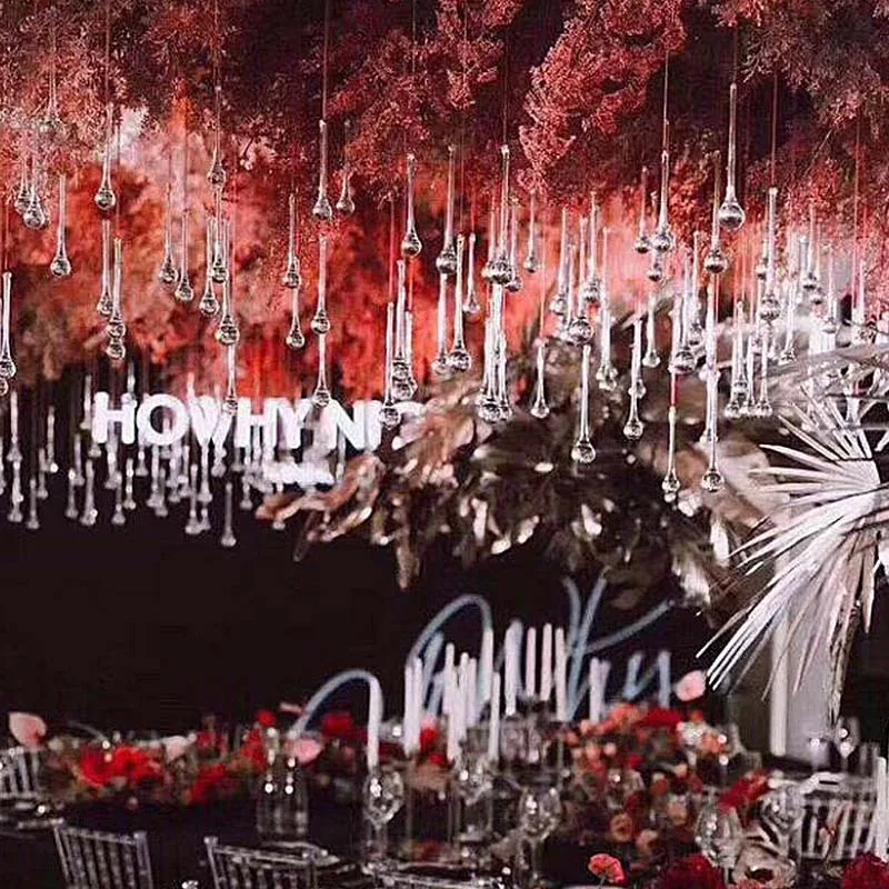 50pcs/pack Crystal Hanging Beads Clear Acrylic Bead Garland Chandelier Hanging for Wedding Decoration Home Party Supplies
50pcs/pack Crystal Hanging Beads Clear Acrylic Bead Garland Chandelier Hanging for Wedding Decoration Home Party Supplies