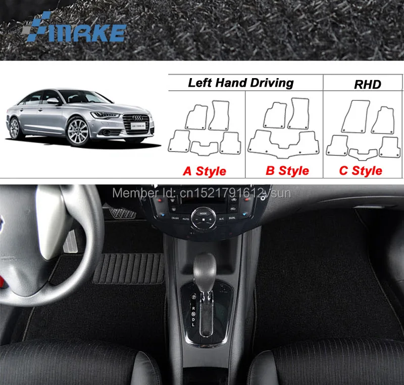 SmRKE для Audi A6 2012-2017 автомобильные коврики под заказ противоскользящие гидрофиловые волокна передние и задние полный комплект LHD RHD
SmRKE для Audi A6 2012-2017 автомобильные коврики под заказ противоскользящие гидрофиловые волокна передние и задние полный комплект LHD RHD