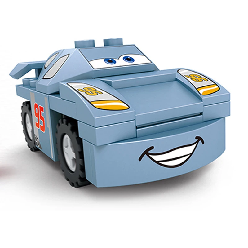 Цвет случайный 8 стиль гоночный автомобиль Compatibie Legoings Строительные блоки Набор