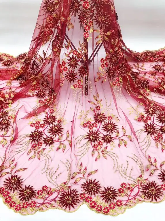beautiful ZH-6207 Nigerian fabric for party dress new African embroidered lace fabric
beautiful ZH-6207 Nigerian fabric for party dress new African embroidered lace fabric