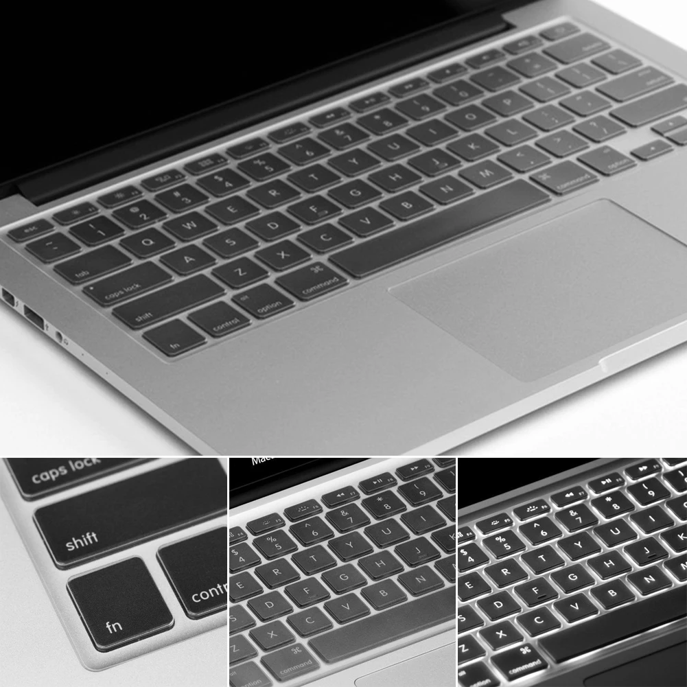 Чехол из тончайшей пленки силиконовых кейсов для Apple MacBook Pro 13/15/17 ''протектор