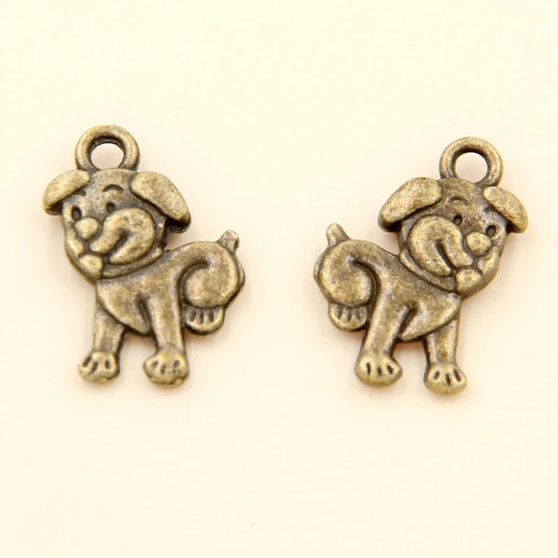 30pcs European Style Tibetan Bronze Alloy Animals Dog Charm DIY Bracelet Pendant Necklace Jewelry Making Accessories 11x17mm
30pcs European Style Tibetan Bronze Alloy Animals Dog Charm DIY Bracelet Pendant Necklace Jewelry Making Accessories 11x17mm