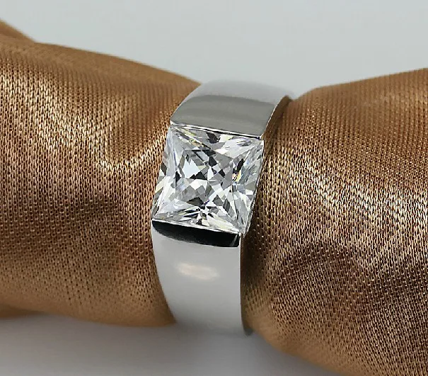Genuine 18K White Gold 750 Gorgeous 2Ct Princess Cut Diamond Wedding Ring for Men Amazed G18K 750 White Gold Jewelry
Genuine 18K White Gold 750 Gorgeous 2Ct Princess Cut Diamond Wedding Ring for Men Amazed G18K 750 White Gold Jewelry