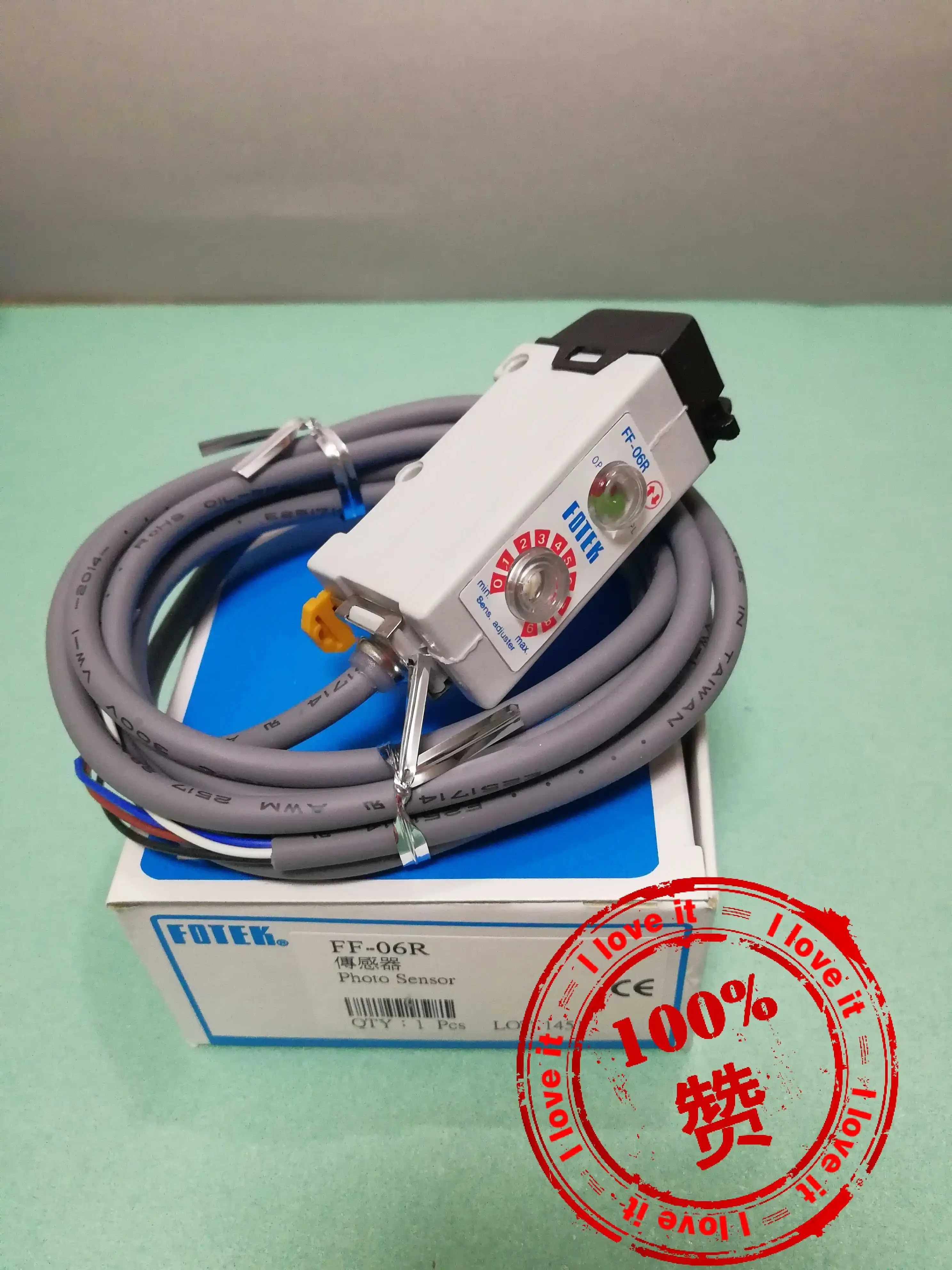 100% imported ff sensor fiber optic photoelectric switch amplifier FF-06R