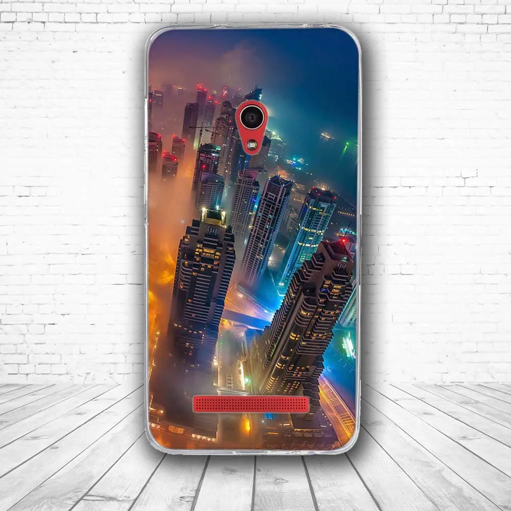 Case for Asus ZenFone 5 5.0 inch Soft Silicone Printing Back cover A500CG A501CG A500KL Couque Zenfone | Мобильные телефоны и