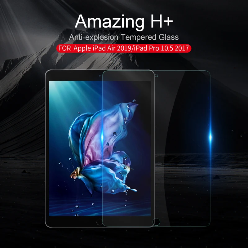 For iPad Air 2019 Screen Protector Nillkin H+ 0.33mm 2.5D Anti-explosion Tempered Glass Film For iPad Air 2019 iPad Pro 10.5
For iPad Air 2019 Screen Protector Nillkin H+ 0.33mm 2.5D Anti-explosion Tempered Glass Film For iPad Air 2019 iPad Pro 10.5