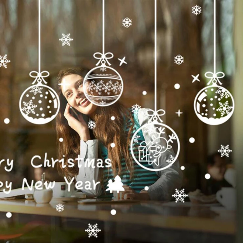 CTREE Christmas Decoration Wall Snowflake DIY Beautify Window Sticker Shop Children's Room Glass Window Sticker Removable C782
CTREE Christmas Decoration Wall Snowflake DIY Beautify Window Sticker Shop Children's Room Glass Window Sticker Removable C782