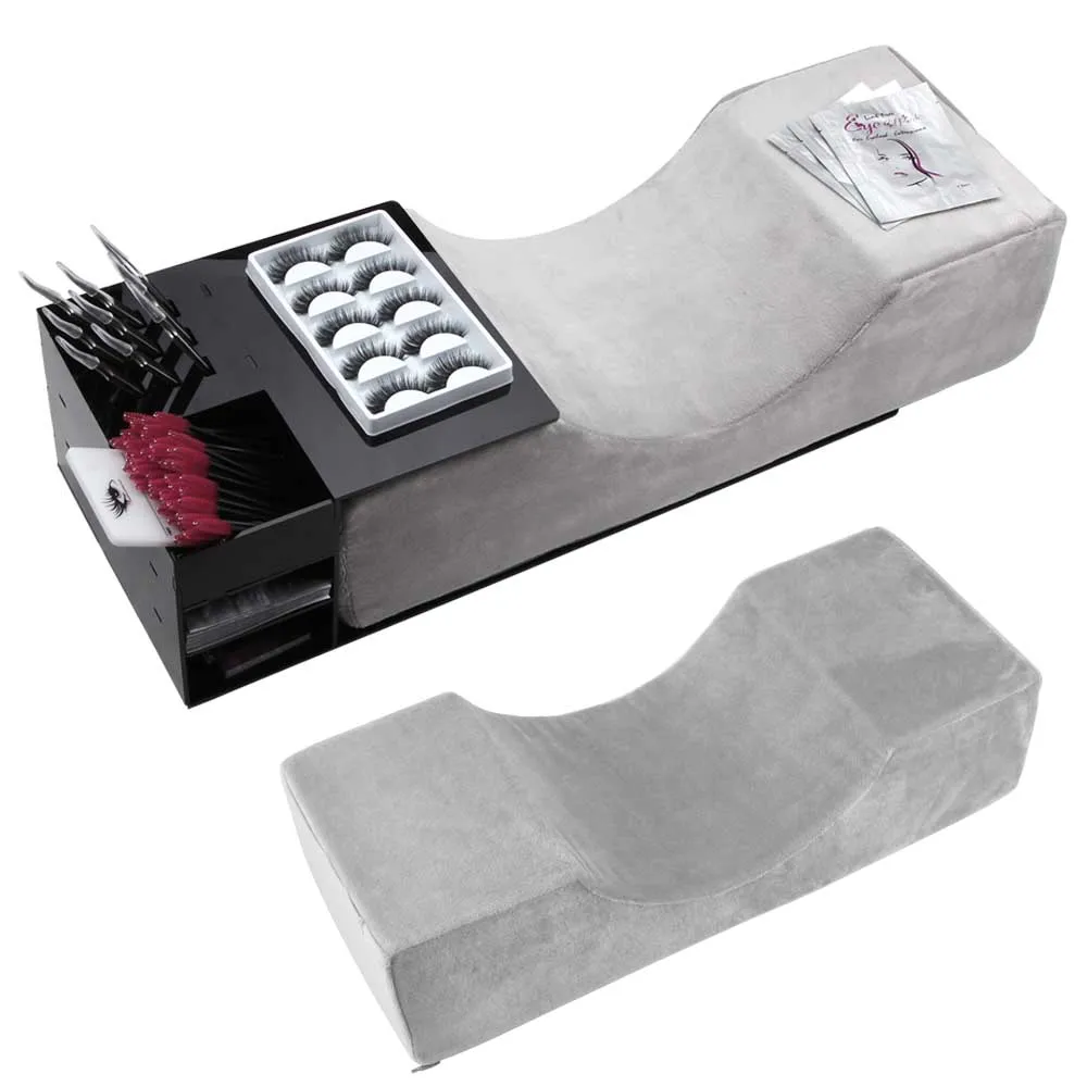 Eyelash Curve Pillow Memory Foam Neck Lash Pillow with Acrylic Shelf Organizer Stand Eyelash Extension Salon Grafting Makeup Too
Eyelash Curve Pillow Memory Foam Neck Lash Pillow with Acrylic Shelf Organizer Stand Eyelash Extension Salon Grafting Makeup Too