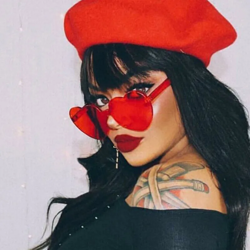 2018 New Heart-shaped Sunglasses Women Candy Fashion Cat Eye Sun glasses Designer Heart Lolita Eyewear oculos de sol feminino
2018 New Heart-shaped Sunglasses Women Candy Fashion Cat Eye Sun glasses Designer Heart Lolita Eyewear oculos de sol feminino