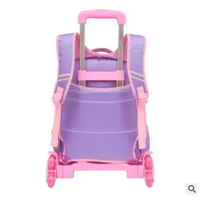 Рюкзак-тележка для школы девочек детский школьный рюкзак дорожная сумка багажа
