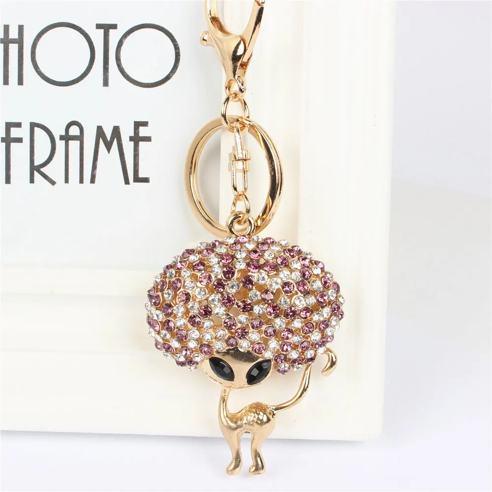 Lovely Deer Big Head Pendant Charm Rhinestone Crystal Keyring Key Chain for Handbsg Purse Wedding Party Carkey Gift
Lovely Deer Big Head Pendant Charm Rhinestone Crystal Keyring Key Chain for Handbsg Purse Wedding Party Carkey Gift