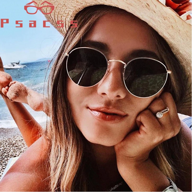 Psacss NEW Metal Round Sunglasses Men Women Vintage Rainbow Color Trend Brand Designer Sun Glasses oculos de sol feminino VU400
Psacss NEW Metal Round Sunglasses Men Women Vintage Rainbow Color Trend Brand Designer Sun Glasses oculos de sol feminino VU400