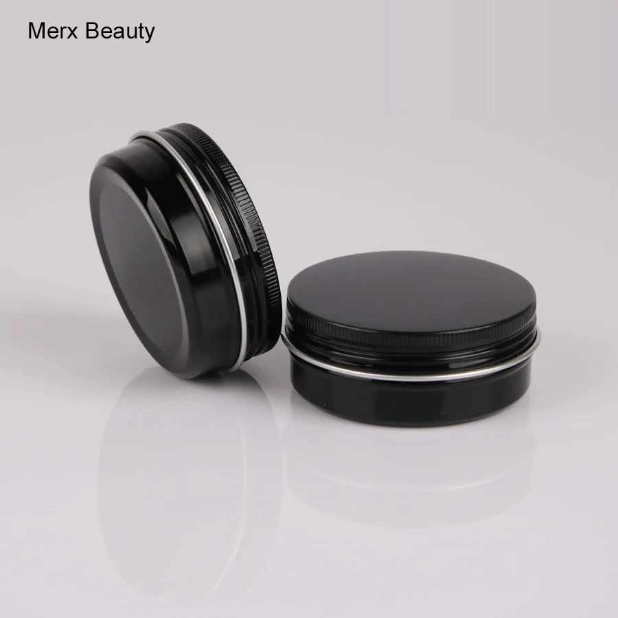 2Pcs 60g Aluminum Round Cream Bottle In Black Color,Comestic Containers With Screw Thread, Aluminum LipBalm Tins
2Pcs 60g Aluminum Round Cream Bottle In Black Color,Comestic Containers With Screw Thread, Aluminum LipBalm Tins