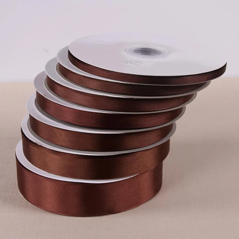 10 Yards\lot Brown Polyester Fabric Ribbons DIY Material Single Grosgrain Ribbon For Wedding Party Decor Gift Packing Belt
10 Yards\lot Brown Polyester Fabric Ribbons DIY Material Single Grosgrain Ribbon For Wedding Party Decor Gift Packing Belt