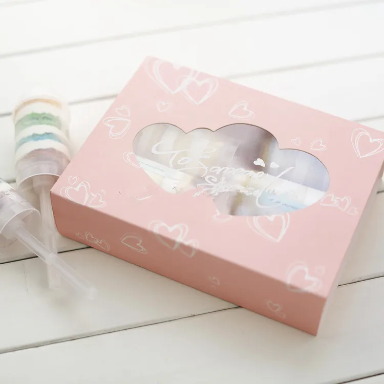 Free shipping pink transparent box, push cake macaron chocolate dessert packing box supplies favor
Free shipping pink transparent box, push cake macaron chocolate dessert packing box supplies favor