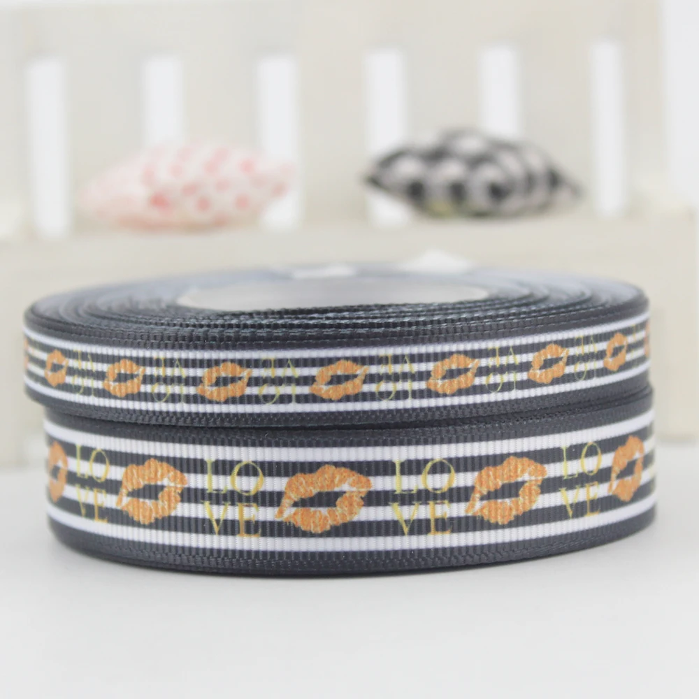 Black Stripe Lovely Printed Grosgrain Ribbon Diy Handmade Material Wedding Gift Wrap Hair Bow 16-75mm
Black Stripe Lovely Printed Grosgrain Ribbon Diy Handmade Material Wedding Gift Wrap Hair Bow 16-75mm