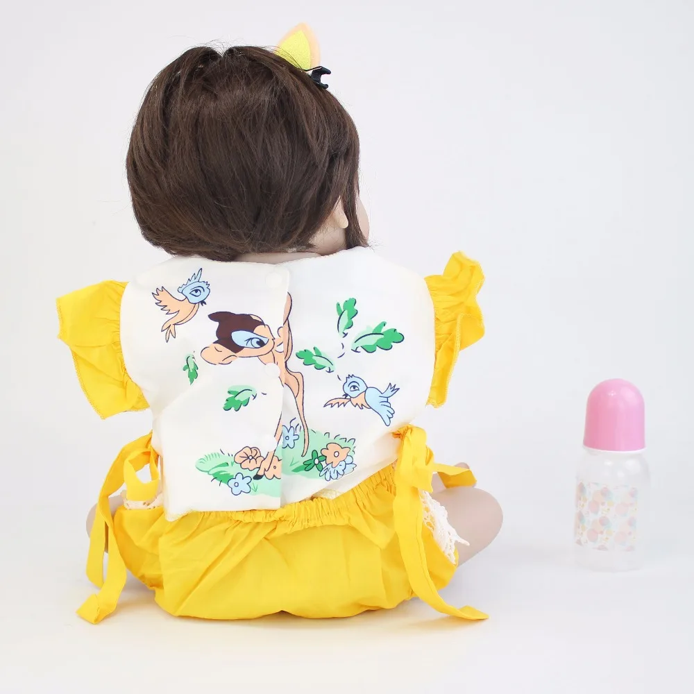 55cm Full Body Silicone Reborn Baby Doll Toys 22inch Newborn Princess Bebe Alive Babies Birthday Gift Present Girl Bathe Bonecas
55cm Full Body Silicone Reborn Baby Doll Toys 22inch Newborn Princess Bebe Alive Babies Birthday Gift Present Girl Bathe Bonecas