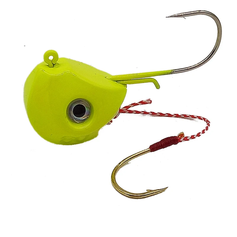 Hennoy 2021 New Jig Lures 40g 60g 80g 100g Lead Head Jigs with Single Hook Pesca Accessories Boat Fishing Enquipment
Hennoy 2021 New Jig Lures 40g 60g 80g 100g Lead Head Jigs with Single Hook Pesca Accessories Boat Fishing Enquipment