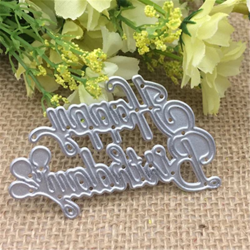 Wish letters happy birthday Metal cutting dies Stencil Scrapbooking Photo Album Card Paper Embossing Craft DIY Die Cut
Wish letters happy birthday Metal cutting dies Stencil Scrapbooking Photo Album Card Paper Embossing Craft DIY Die Cut
