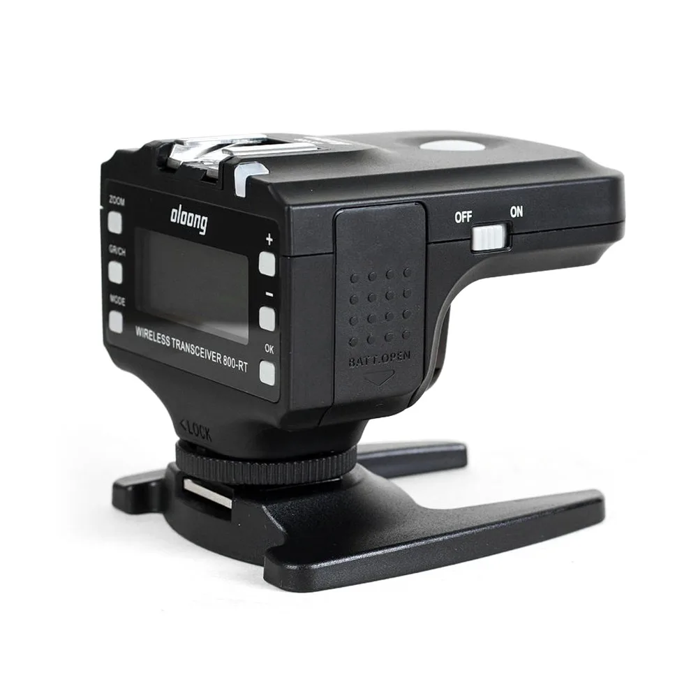 Oloong 800RT wireless remote flash trigger for Canon LCD FSK 2.4GHZ Radio System
Oloong 800RT wireless remote flash trigger for Canon LCD FSK 2.4GHZ Radio System