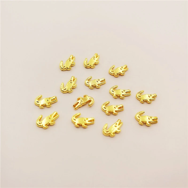 50 PCS/bag Nail Decoration Sticker 3D Crocodile Shape Shiny Pretty Manicure Charm Alloy Nails Charms For Manicure Decoration
50 PCS/bag Nail Decoration Sticker 3D Crocodile Shape Shiny Pretty Manicure Charm Alloy Nails Charms For Manicure Decoration