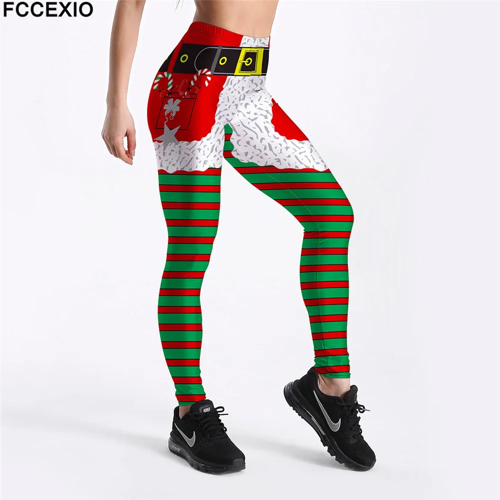 FCCEXIO New Workout Leggings High Waist Fitness Legging Santa Claus Print Leggins Female Pants Leggings For Christmas
FCCEXIO New Workout Leggings High Waist Fitness Legging Santa Claus Print Leggins Female Pants Leggings For Christmas