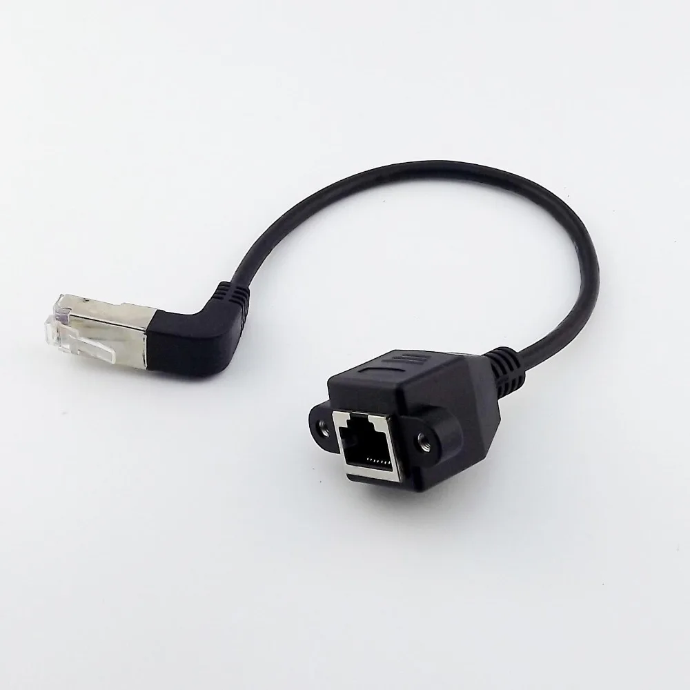 1 шт. RJ45 штекер с угловой до гнездовой панелью, Ethernet LAN Сетевой Удлинительный кабель 30 см
1 шт. RJ45 штекер с угловой до гнездовой панелью, Ethernet LAN Сетевой Удлинительный кабель 30 см
