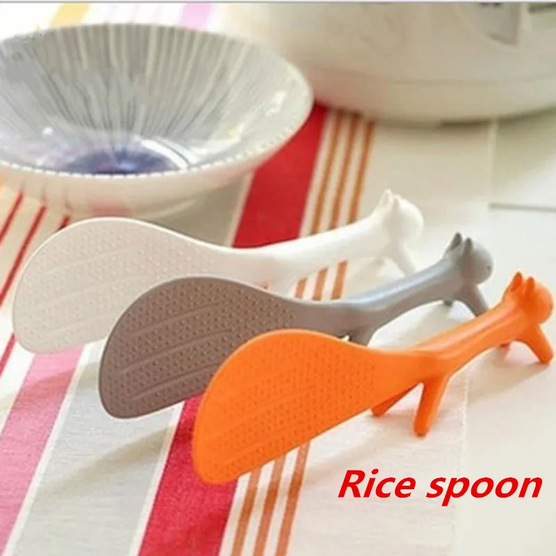 3 colors Cartoon Squirrel Spoon Non Stick Rice Paddle Ladle Lovely Meal Spoon Cooking Tools Kitchen Accessories
3 colors Cartoon Squirrel Spoon Non Stick Rice Paddle Ladle Lovely Meal Spoon Cooking Tools Kitchen Accessories