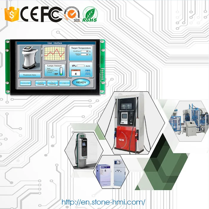 7.0 inch Intelligent TFT Display Touch Module + Controller + Driver + UART Port + Program
7.0 inch Intelligent TFT Display Touch Module + Controller + Driver + UART Port + Program