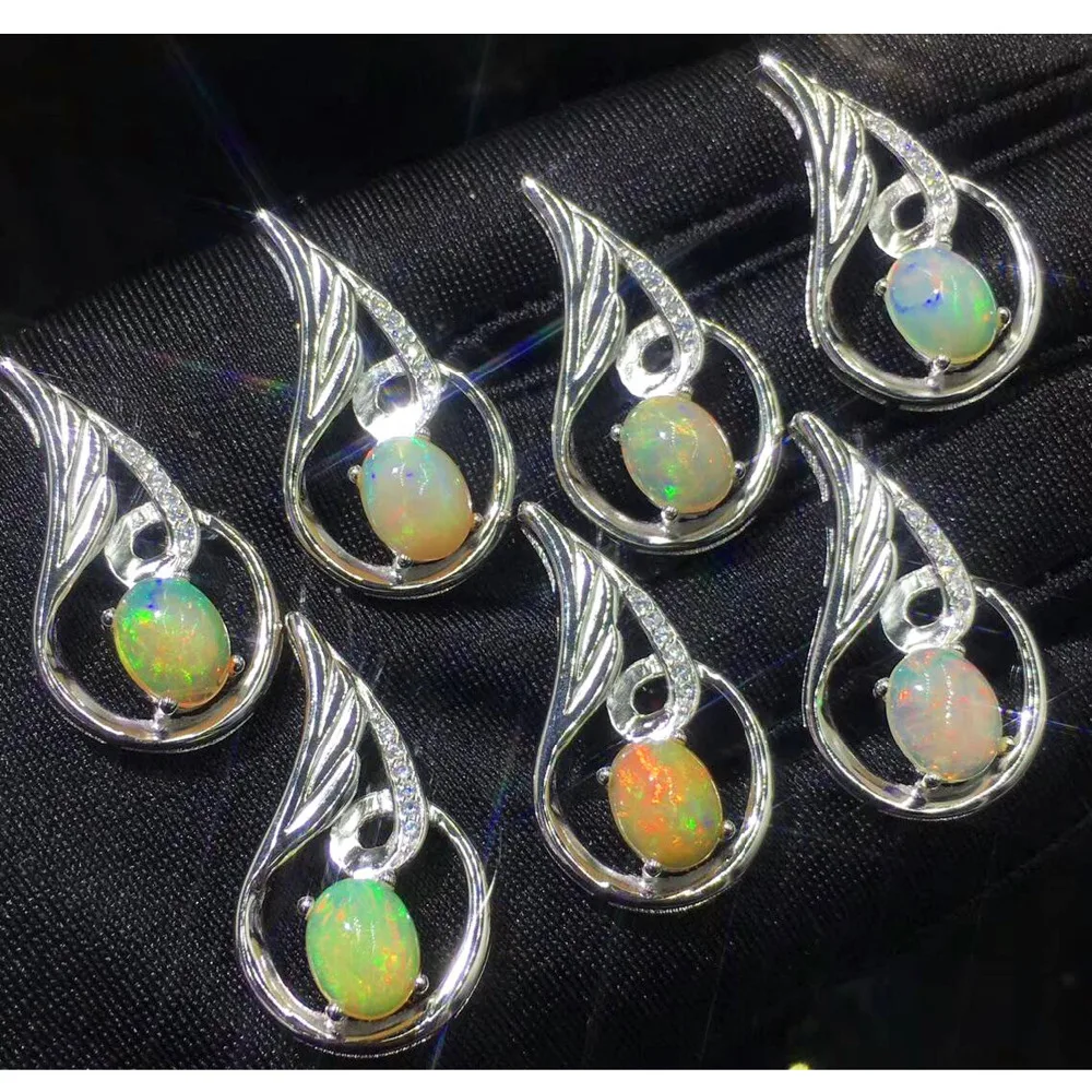 100% 925 Sterling Silver Jewelry Multiple colors Women Pendant Oval shape 5X7mm Real Natural Opal Pendant without Chain as Gift
100% 925 Sterling Silver Jewelry Multiple colors Women Pendant Oval shape 5X7mm Real Natural Opal Pendant without Chain as Gift