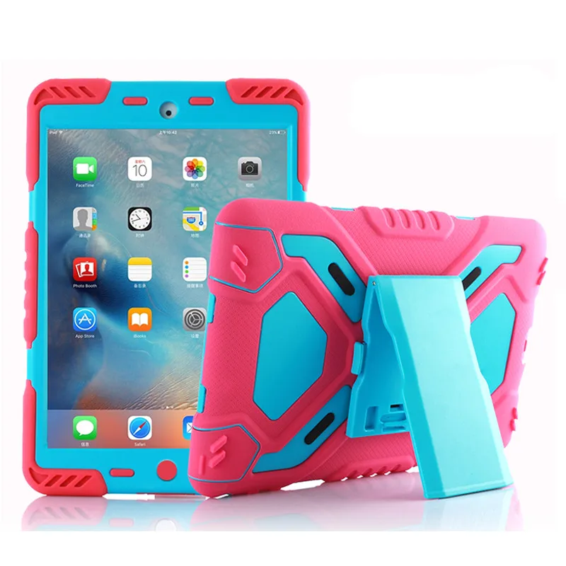 Shockproof Heavy Duty Case For iPad 2018 2017 Pro 9.7 Kids Safe Case Stand Cover For iPad Air 1 2 Silicone Case Shell Coque
Shockproof Heavy Duty Case For iPad 2018 2017 Pro 9.7 Kids Safe Case Stand Cover For iPad Air 1 2 Silicone Case Shell Coque